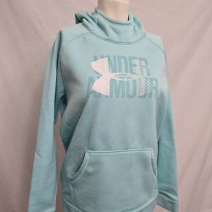 Under Armour Coldgear Hoodie Youth Extra Large Light Aqua Blue